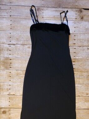 Roberta Black Maxi Dress- Sleek Stretch Silhouette